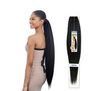 Shake-N-GO Organique Pony Pro Easy Wrap Around Queue de cheval Yaky naturelle 81,3 cm (lot de 1 pièce, 1B)