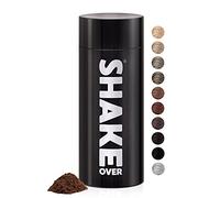 shake over© - Fibres Capillaires Densifiantes Végan, Riche en Zinc, Épaissit les Cheveux Fins, Haute Qualité et Fabrication EU (30g, MARRON)