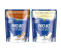 Shake protéiné Inko Active Pro 80 sacs 2 mix Pack (2 x 500 g) 1er Pack de 1 (1 x 1 kg)