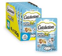 Shake Ups multivitamins fruits de mer 6x55g snack pour chat