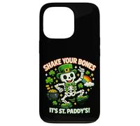 Shake Your Bones Its St Patrick Squelette Leprechaun Coque pour iPhone 13 Pro