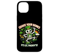 Shake Your Bones Its St Patrick Squelette Leprechaun Coque pour iPhone 14 Plus