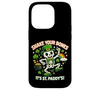 Shake Your Bones Its St Patrick Squelette Leprechaun Coque pour iPhone 14 Pro