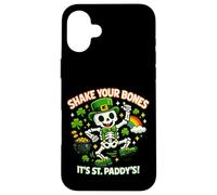 Shake Your Bones Its St Patrick Squelette Leprechaun Coque pour iPhone 16 Plus