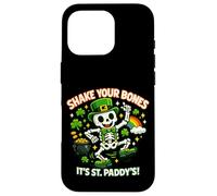 Shake Your Bones Its St Patrick Squelette Leprechaun Coque pour iPhone 16 Pro