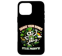Shake Your Bones Its St Patrick Squelette Leprechaun Coque pour iPhone 16 Pro Max