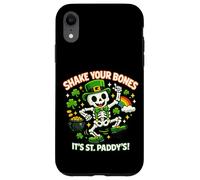 Shake Your Bones Its St Patrick Squelette Leprechaun Coque pour iPhone XR