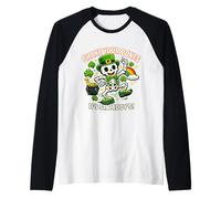 Shake Your Bones Its St Patrick Squelette Leprechaun Manche Raglan