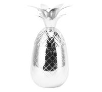 Shaker à cocktail, 500 ml de bulletin de boisson à boire à ananas forme de barman mélange de bartige en acier inoxydable à la barre pour le bar à domicile (Argent)