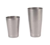 Shaker à Cocktail en Acier Inoxydable 304, Mixer à 2 Sections, 497g - Résistant à la Corrosion, Parfait pour Bar et Fêtes (Finition antique avec coupelle inférieure)