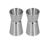 Shaker à Cocktail en Acier Inoxydable, Double Gobelets avec Design à Bord Droit, Style Classique - Résistant et Facile à Nettoyer, Élégant pour Bar et Cadeau