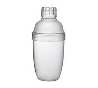 Shaker à cocktail en résine avec mesure pour barman 530 ml, transparent