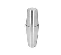 Shaker à cocktail inox - Set cocktail kit barman, Boston shaker mixologie, pilon mojito, durable, étanche, facile nettoyage, bord lisse sécurisé, 2 pièces argentées