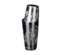 Shaker à cocktail professionnel en acier inoxydable 304 de grande capacité avec poignée ergonomique