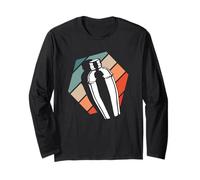 Shaker à Cocktail rétro pour Barman Manche Longue