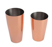 Shaker à cocktail, shaker Boston or rose pour barman