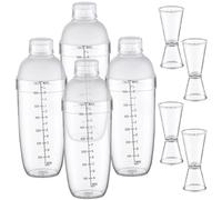Shaker à Cocktails 700ml en Plastique, Kit de Bar pour Barmen