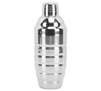 Shaker à cocktails en acier inoxydable, shaker à boissons pour bar et usage domestique, shaker à martini étanche avec passoire intégrée, ensemble de mixeurs à cocktails faciles à (700ML)
