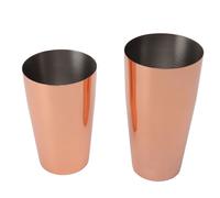 Shaker à cocktails étanche en acier inoxydable or rose de 750 ml pour bartenders