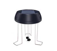 Shaker à eau pour bain d'oiseaux et petit étang à énergie solaire avec boîtier en ABS conçu pour une durabilité sous la lumière directe du soleil et la pluie