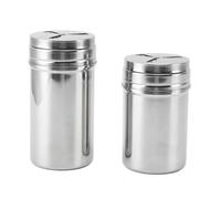 Shaker à épices en acier inoxydable 304, distributeur d’assaisonnement à trous de versement réglables, couvercle à tamis en pour une distribution uniforme, contenant compact (Tapez 1)