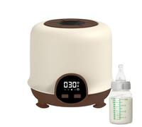 Shaker à lait électrique pour bébé, mélangeur automatique de biberon, mélangeur de biberon à faible bruit, agitation bidirectionnelle à 360°, affichage LED, (15,3 x 14,5 x 14,5 cm), idéal pour le