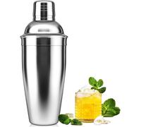 Shaker à Martini avec Passoire Intégrée - Acier Inoxydable gris Vendos85