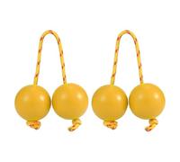 Shaker à percussion africaine - Œufs de rythme portatifs, 2 paires de boules Kashaka, construction ABS double gourde, son de hochet fort et net | Instrument de musique traditionnel pour adultes et enf