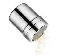 Shaker à poudre en acier inoxydable avec couvercle anti-poussière - Poudre de cuisine pour café, cacao, et sucre | Tamis à mailles fines pour la pâtisserie, les desserts et le latte art