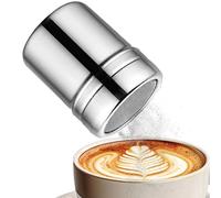 Shaker à poudre en acier inoxydable - Plumeau à farine, outil de saupoudrage de cacao | Sucrier pour la cuisson, aide à la cuisine pour dépoussiérer uniformément, garnir les gâteaux, la mousse de café