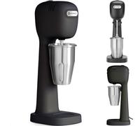 Shaker à smoothies, mousseur à lait, 400 W, noir - Hendi 221600