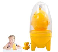 Shaker à Œufs Manuel - Golden Egg Maker Avec Fouet Blanc Jaune, Mélangeur Scrambler Portable | Outil De Batteur À Main Non Électrique, Gadgets De Cuisine Pour Préparation Alimentation, Spinner
