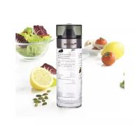mastrad - Shaker Vinaigrette En Verre Gradué 400 ml Avec 4 Recettes Et Couvercle - Bouteille À Sauce Salade - Sans Goutte