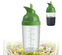 Shaker à vinaigrette fait maison avec mesure anti-goutte pour prise en main douce - Sans BPA - Pour faire de délicieuses vinaigrettes