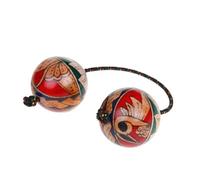 Shaker africain - Rythmes en bois, percussion, double asalato, kashaka, handshakes, hochets de sandball, maracas traditionnels pour adultes, débutants et