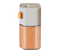 Shaker - Airtight Salt and Pepper Dispenser for Cooking Seasonings, Kitchen Party with Lid Leakproof Function, Seasoning Bottle for Apartment BBQ Camping Restaurant, Clear Glass, Packaged Set