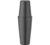 HENDI Shaker à cocktail, BarUp, shaker Boston Tin-on-Tin, utilisation universelle, 2 shakers lestés : 600ml, ø90x(H)140mm et 800ml, ø92x(H)174mm, acier inoxydable, noir