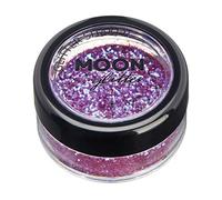 Shaker brillant iridescent par Moon Glitter (Paillette Lune) - 100% de paillettes cosmétique pour le visage, le corps, les ongles, les cheveux et les lèvres - 5g - Violet
