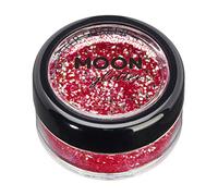 Shaker brillant iridescent par Moon Glitter (Paillette Lune) - 100% de paillettes cosmétique pour le visage, le corps, les ongles, les cheveux et les lèvres - 5g - Cerise