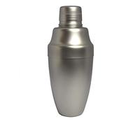 Shaker Cocktail Cobbler 3 pièces Yukiwa - Fabriqué au Japon - 2 Tailles Disponibles (Argent Mat, 50 cl)