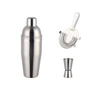 Shaker Cocktail Ensemble De Shaker À Cocktail En Acier Inoxydable, 750Ml, Outils Barman Muddler, Bouchon Bouteille Vin, Ustensiles Bar, 1-8 Pièces(Argent)