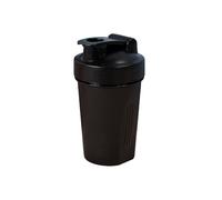 Shaker Cup multi-usage 400 ml - Tasse d'eau de sport anti-fuite pour poudre de protéine, substituts de repas, noir
