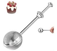 Shaker d'assaisonnement et de farine en acier inoxydable 304 pour un dépoussiérage précis dans la cuisson des grillades et la fabrication de desserts