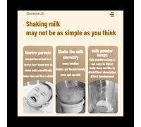 Shaker de biberons USB Mélangeur de lait en poudre électrique Biberons Shake Pas facile à produire des bulles Maison Voyage-A