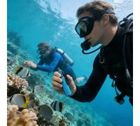 Shaker De Bruit De Plongée - Cloche sous-Marine en D'aluminium | Sonde De Signal De Frappe Haute Fréquence | Canne À Cloche De Plongée Submersible | Outil D'alerte D'alarme De Sécurité pour La