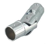 Shaker de parapluie rotatif en aluminium pour terrasse, pièce de rechange stable avec 26 mm/31 mm ID pour poteaux de 32 mm/38 mm, pour installation facile - accessoire de jardin en argent (38 mm)