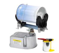 Shaker de peinture pneumatique alimenté par compresseur avec pince réglable, machine d'oscillation pour mélanger l'aquarelle et le vernis à ongles, 15 minutes par seau, 0 à 500 fois par minute