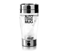 Shaker de protéines électrique 400 ml en acier inoxydable transparent pour mélanger les boissons