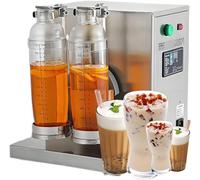 Shaker électrique à thé au lait - Shaker Boba double tasse avec 2 tasses de 700 ml pour thé, jus, café, et plus encore