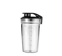 WMF Shaker en Verre, 530 ml, Gradué avec Couvercle, pour Blender Kult Pro et Kult X FS-1000050218